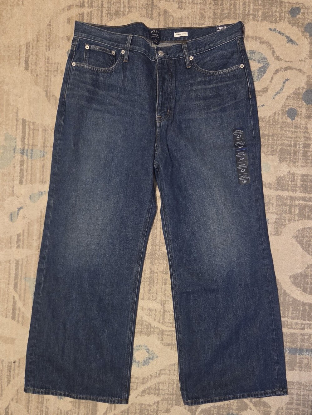 J. Crew Vintage Wide Leg Jean. Size 32P. NWT